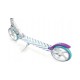 Aliuminis paspirtukas RAVEN PASTELLE su dideliais 20 cm. ratais Handbrake
