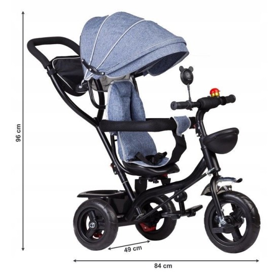 Vaikiškas triratukas Ecotoys JEANS