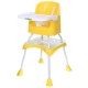 Maitinimo kėdutė Babycare 3*1 geltona