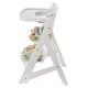 Medinė maitinimo kėdutė WOODY 2in1 White
