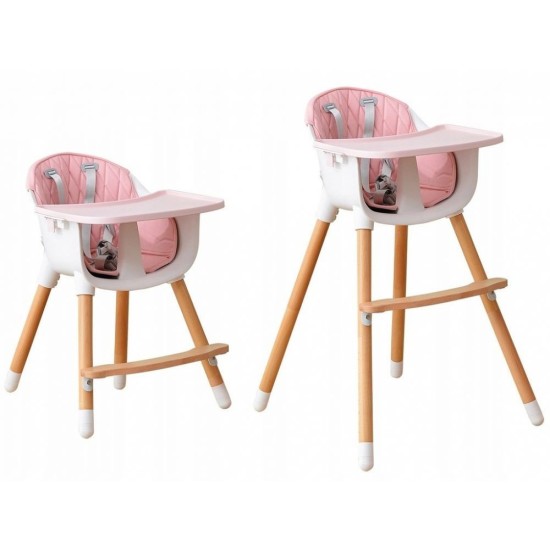 Maitinimo kėdutė Ecotoys Rose 2in1