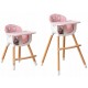 Maitinimo kėdutė Ecotoys Rose 2in1