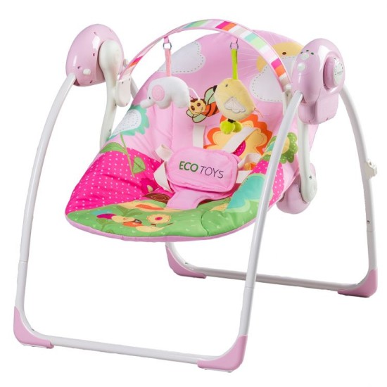 Elektroninės kūdikio sūpuoklės rose Eco toys - Babycare