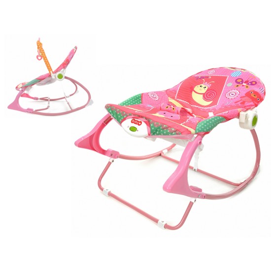 Gultukas -Vibro Kėdutė IBaby 3*1 Dark Rose
