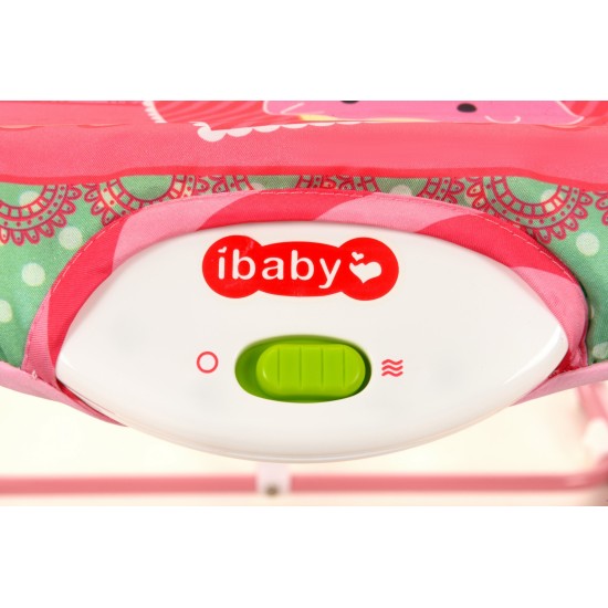 Gultukas -Vibro Kėdutė IBaby 3*1 Dark Rose