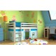Vaikiška Lova - antresolė su užuolaidomis Fun House