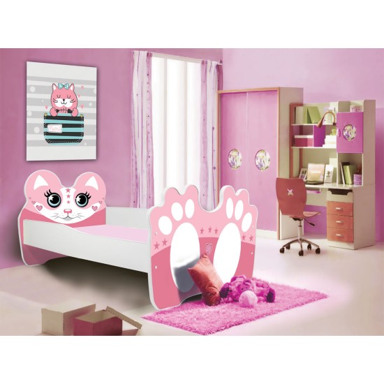 Lova su čiužiniu Pink Cat