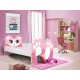Lova su čiužiniu Pink Cat