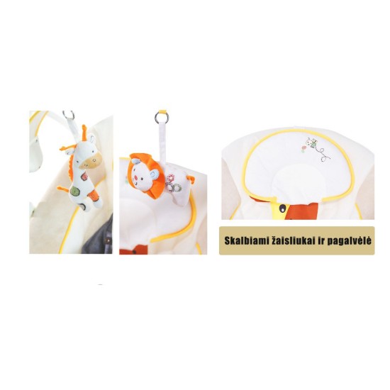 Elektroninės kūdikio sūpuoklės Eco toys - Babycare