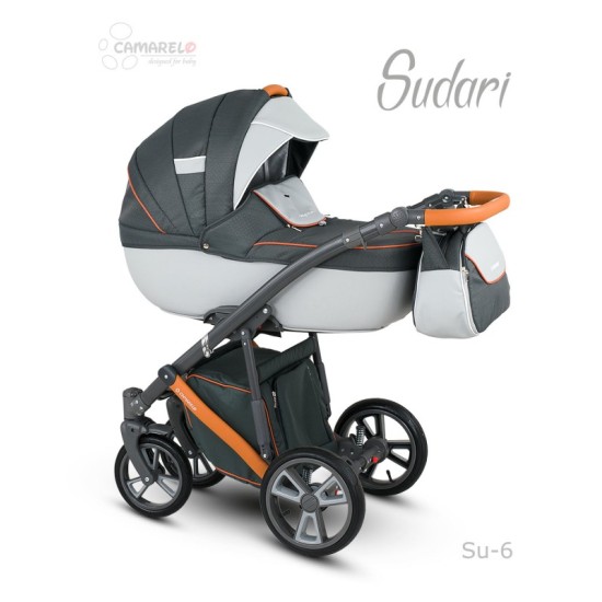 Universalūs vežimėliai Camarelo Sudari 3in1 oranžinė