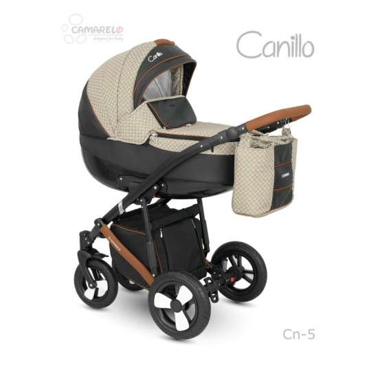 Universalūs vežimėliai Camarelo Canillo 3in1 ruda