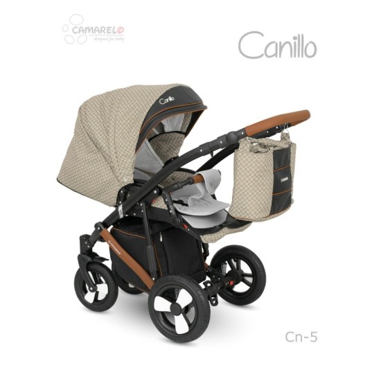Universalūs vežimėliai Camarelo Canillo 3in1 ruda
