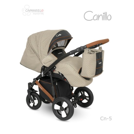 Universalūs vežimėliai Camarelo Canillo 3in1 ruda