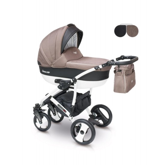 Universalus vežimėlis CAMARELO CARERA 3in1 ruda
