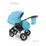 Universalus vežimėlis CAMARELO SEVILLA 3in1 džinsinė mėlyna