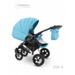 Universalus vežimėlis CAMARELO SEVILLA 3in1 džinsinė mėlyna
