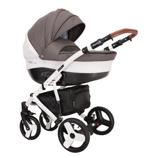 Universalus vežimėlis COLETTO FLORINO CARBON 3in1 ruda