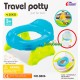 Sulankstomas naktipuodis "Travel Potty" mėlynas