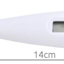 Skaitmeninis termometras LCD ekranas