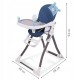 Maitinimo kėdutė Renifer Ecotoys Blue