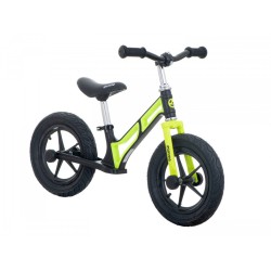 Balansinis dviratukas LEO 12" GREEN GIMME su pripučiamais ratais