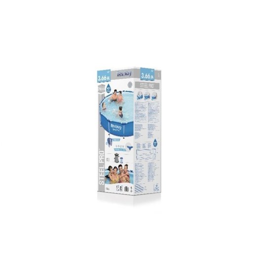 BESTWAY Karkasinis baseinas Frame Pool 366 x 76 cm. su filtru