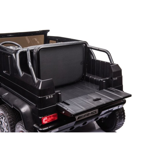 Dvivietis Elektromobilis vaikams Mercedes 6x6 12V Black