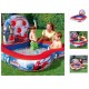 BESTWAY vandens žaidimų baseinas "Spider Man" 155 x 155 x 99 cm.