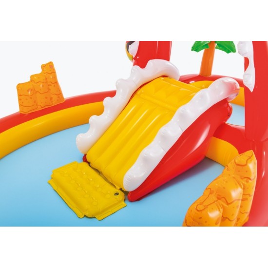 INTEX vandens žaidimų centras "Happy Dino Play Center" purškiančiu vandenį