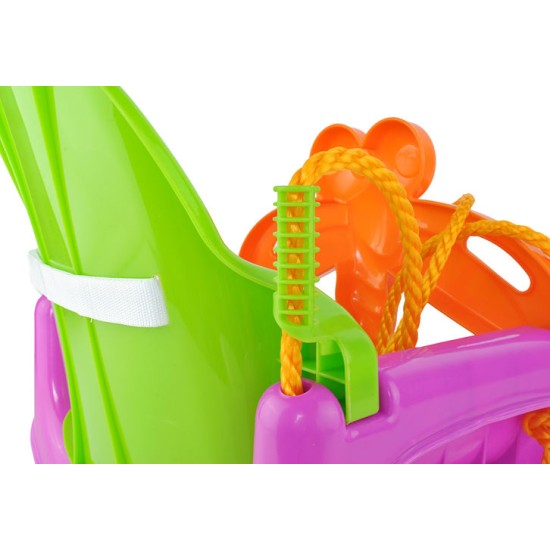 Vienvietės plastikinės sūpynės 3in1 Žiogelis