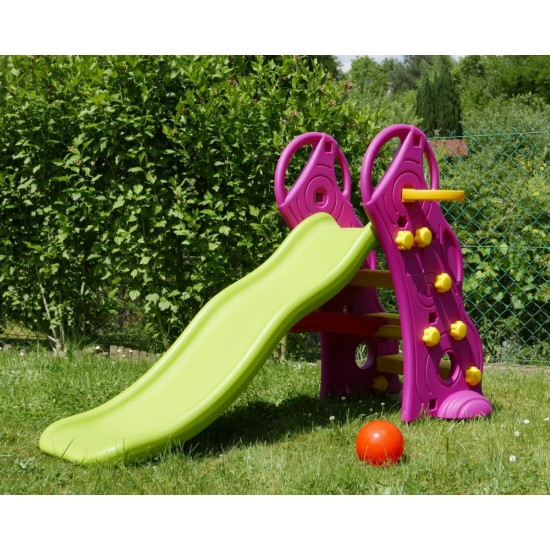 Vaikiška čiuožykla violetinė 159 cm.
