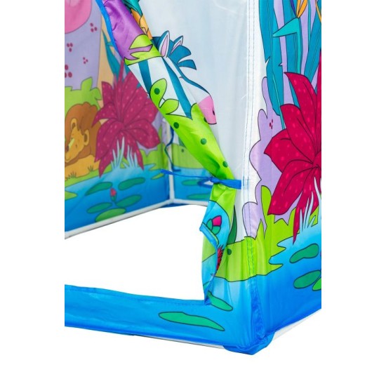 Vaikiška palapinė zoologijos sodas 102 cm
