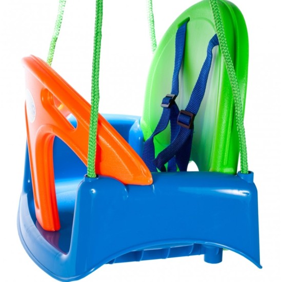 Vienvietės plastikinės sūpynės 3in1 SWING