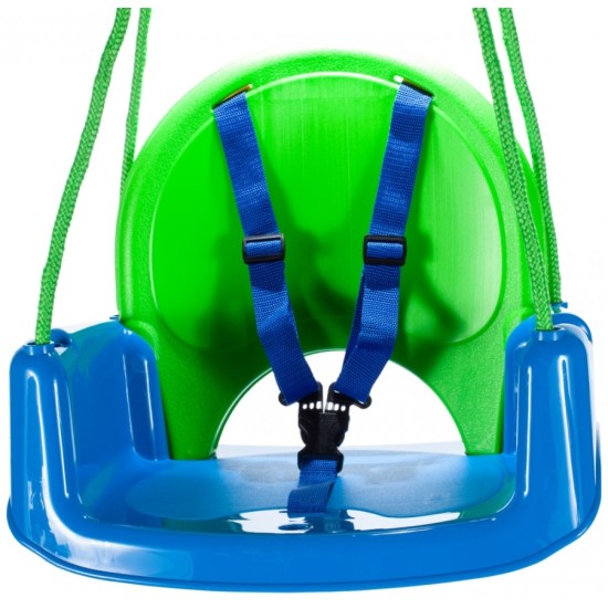 Vienvietės plastikinės sūpynės 3in1 SWING