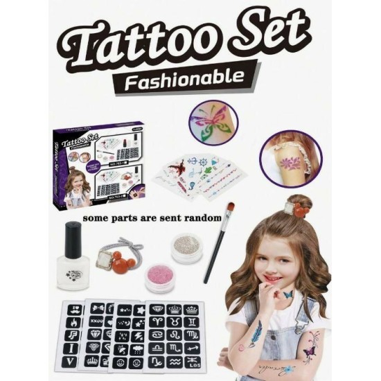 Blizgančio lako tatuiruočių rinkinys
