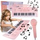 Vaikiškas pianinas su mikrofonu, 37 klavišai, rožinis
