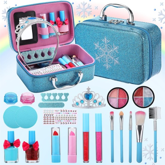 Vaikiškas kosmetikos rinkinys su lagaminėliu, Frozen Princess