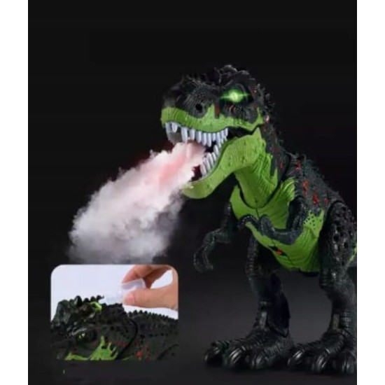 Interaktyvus dinozauras šviečia, riaumoja, vaikšto, kvėpuoja garais