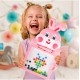 Montessori vaikų magnetinė lenta „Magpad“, Rabbit Rožinė, 30 cm