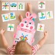Montessori vaikų magnetinė lenta „Magpad“, Rabbit Rožinė, 30 cm