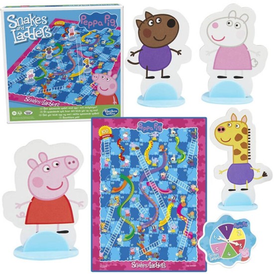 Stalo žaidimas "Gyvatės ir kopėčios"  Peppa Pig