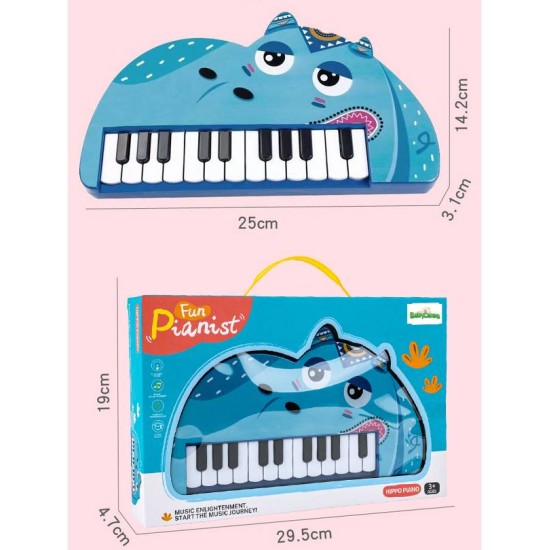 Vaikiškas pianinas Begemotukas, 22 klavišai