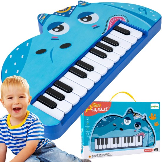 Vaikiškas pianinas Begemotukas, 22 klavišai