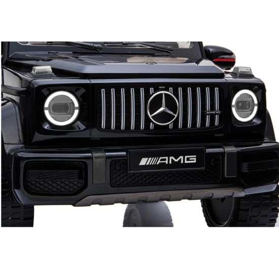 Vienvietis elektromobilis Mercedes G63 AMG 4x4, juodas 