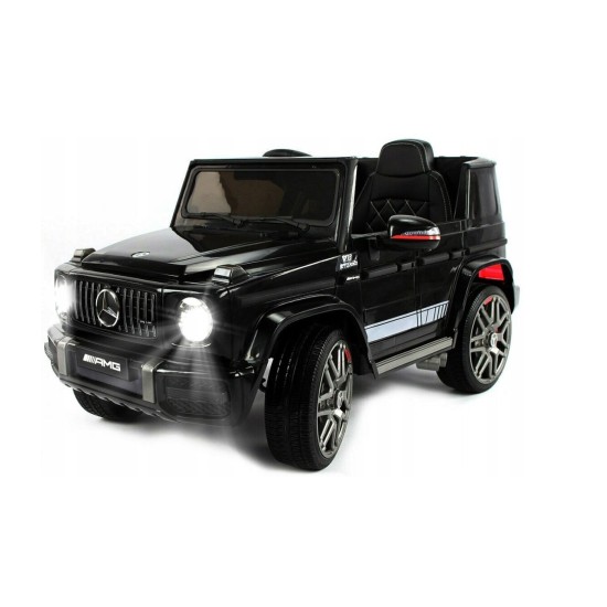 Vienvietis elektromobilis Mercedes G63 AMG 4x4, juodas 