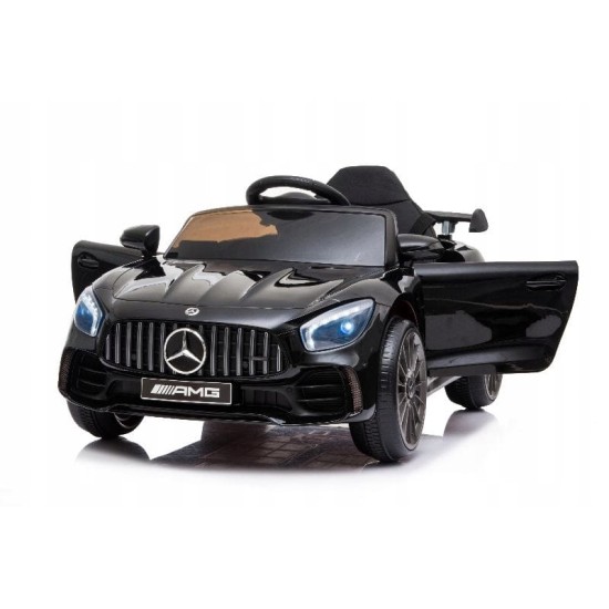 Vienvietis elektromobilis vaikams Mercedes AMG GT R, juodas