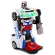 Policijos automobilis transformeris - robotas