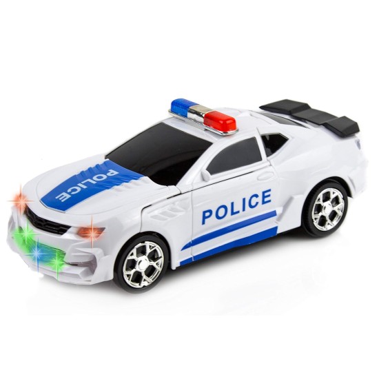 Policijos automobilis transformeris - robotas