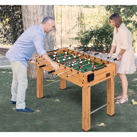 Futbolo mėgėjams MS futbolo stalas 121 x 101 x 80 cm