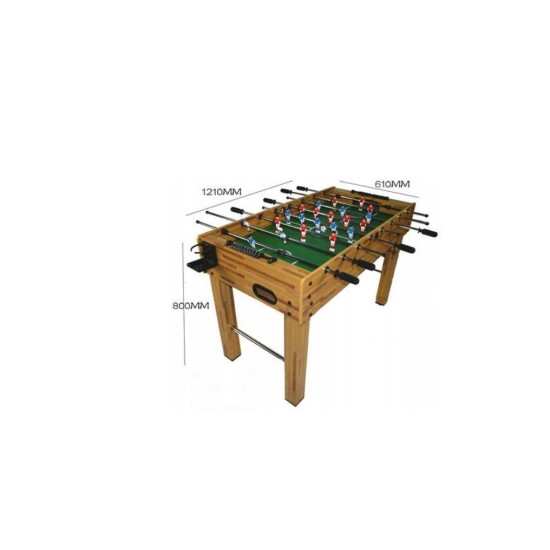 Futbolo mėgėjams MS futbolo stalas 121 x 101 x 80 cm